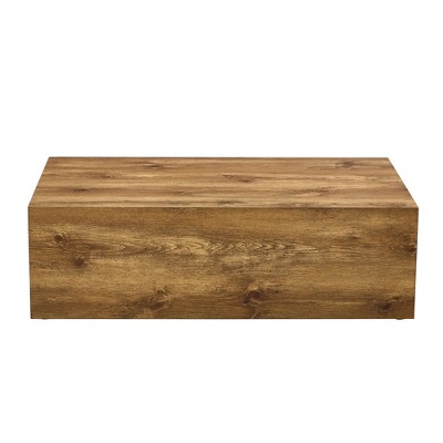 NicBex Modern 39.3" Rectangle Coffee Table with Wood Frame for Living Room and Bedroom