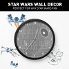 Star Wars Death Star Glow in The Dark Wall Clock with Wall Decals - 2 of 4