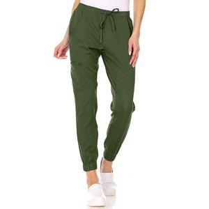 Medichic Women's Leah 5-Pocket Stretch Cargo Jogger Scrub Pants - 1 of 4