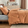 3 pieces Duvet Cover Soft Double Brushed Bedding Set for Kids & Adults Zipper Closure - 4 of 4