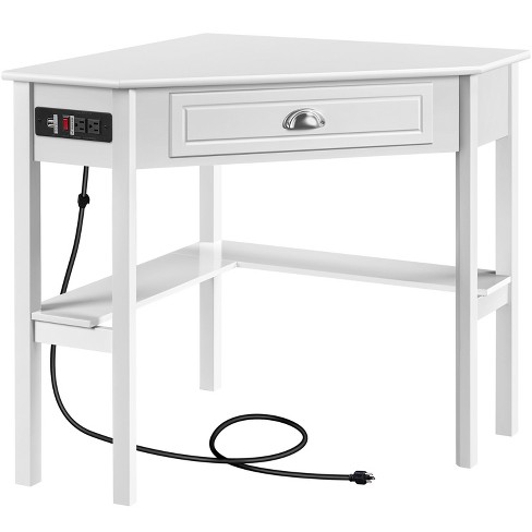 Yaheetech Corner Computer Desk Workstation with Power Outlet - image 1 of 4