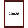 PosterPalooza | Weathered Red Picture Frame - UV Acrylic, Foam Board Backing, Hanging Hardware - 2 of 4