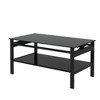 CAVINAS Coffee Tables for Living Room Modern Lift Top Coffee Table Black Glass Tabletop Center Tables with Storage Shelf - 2 of 4