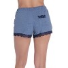 #followme Women’s Ultra Soft Jersey Pajama Shorts – Stretch Sleep Shorts with Lace Trim and Back Pocket - 3 of 3