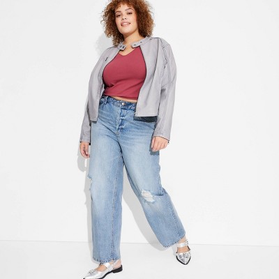 Women's High-Rise Straight Jeans - Wild Fable™