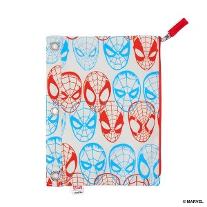 Yoobi Marvel Single Zip Binder Case Spider-Man Pattern, School Supplies - 1 of 4