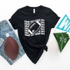 Simply Sage Market Women's Football Game Day Stacked Wavy Short Sleeve Graphic Tee - 3 of 4