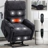 GlasFlength Massage Chairs Human Touch Massage Chairs Real Home Massage Chair Compact Chair Full Body Relax for Living Room, Gray, 36.7"*37.1"*44.5" - 4 of 4