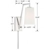 Crystorama Lighting Avon 1 - Light Sconce in  Polished Nickel - 3 of 4