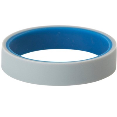 Chewigem Chewable Adult Flip Bangle, Blue/Grey