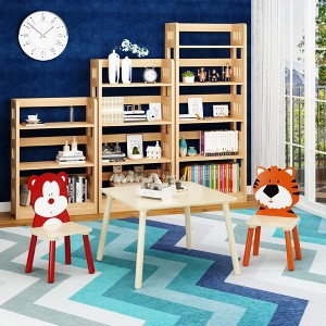 KWPZQEB Kids Wood Table and Chair Set, Toddler Table and Chair Set for Girls, Boys - 1 of 4