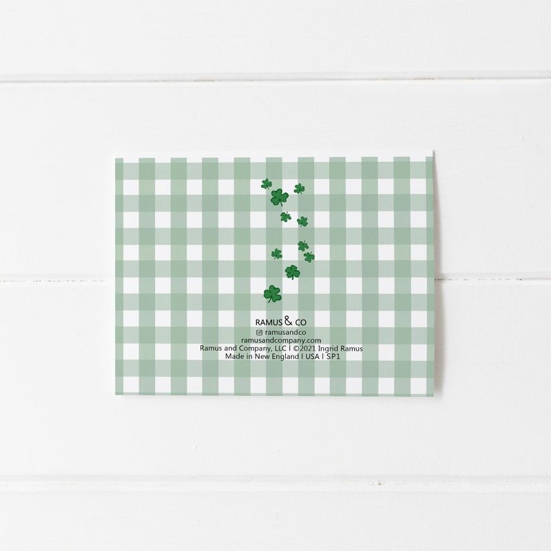St. Patrick's Day/Irish Floral Flag Greeting Card Pack (3ct) by Ramus & Co, 4 of 6