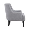 NicBex 1pc Accent Chair with  Button Tufted Textured Fabric Solid Wood Lounge Chair Reading Chair Comfy Chair for Living Room Bedroom Studio - 2 of 4
