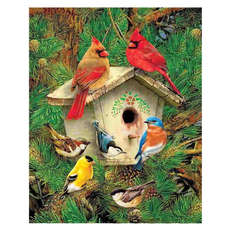 Springbok Feathered Retreat Puzzle 1000pc, 1 of 5