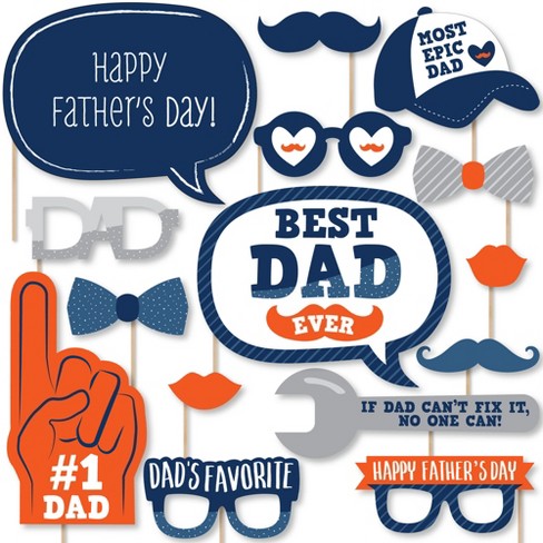 Big Dot Of Happiness Happy Father's Day - We Love Dad Party Photo Booth ...