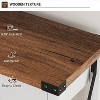 31in Wood Console Table, Entryway Table with Drawers and Open Storage Shelf, 2-Tier Foyer Table Narrow Sofa Table for Couch Corridor Living Room - 4 of 4