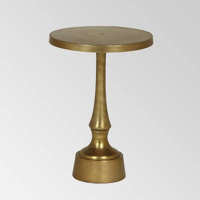 Fenkell Modern Accent Table Brass - Christopher Knight Home