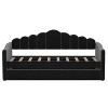 ModernLuxe Twin-size Daybed, Upholstered Platform Bed Frame with Twin Trundle Bed, Velvet Sofa Bed with USB Charging Ports - 4 of 4
