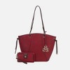 MKF Collection Liv Vegan Leather Women’s Tote Handbag with Matching Wallet by Mia K - 2 of 4