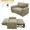 Vipbear 3-in-1 Convertible Sofa Bed, Pull Out Sleeper Sofa with USB Charging Station & Adjustable Backrest - 2 of 4