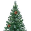 vidaXL Artificial Christmas Tree with Pinecones 7 ft - 3 of 4