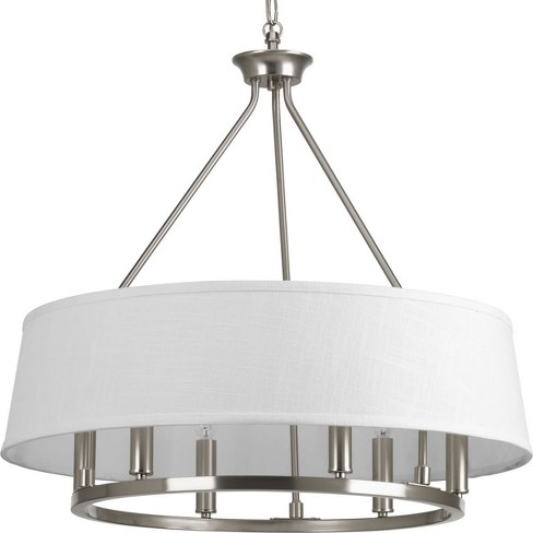 Progress Lighting P4618 Cherish 6 Light 24 Wide Drum Chandelier