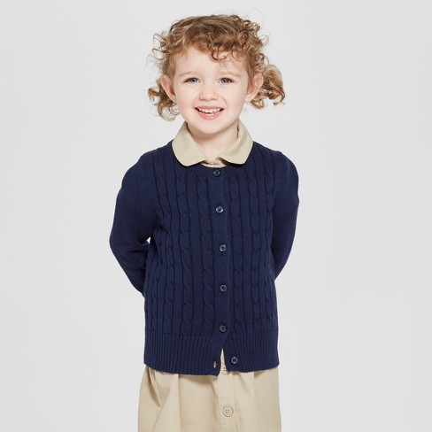 cable toddler jack cat cardigan uniform knit crew neck target