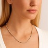 Hollywood Sensation 18k Gold Plated Tennis Necklace with AAAAA Cubic Zirconia - 2 of 4