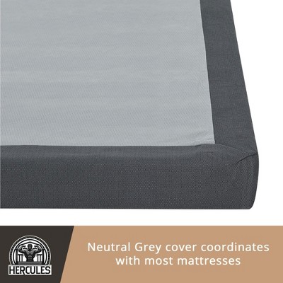 Twin 4-Inch Low Profile Wooden Mattress Foundation