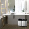 2x5.3 Gallon Kitchen Trash Can, Dual Compartment Waste Bins - 4 of 4
