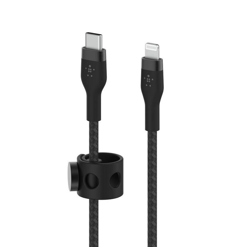 Belkin BoostCharge Pro Flex USB-C Lightning Connector Cable + Strap, 3 of 10