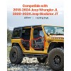 VEVOR Jeep Tube Doors, 4-Door, Hunting Style Jeep Tubular Door with Heavy-Duty Hinges & OE Latch, Jeep Doors with Rubber Pads,Black - 3 of 4