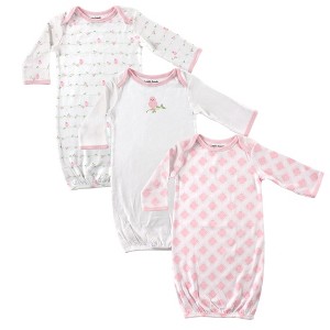 Luvable Friends Baby Girls Cotton Gowns, Bird, 0-6 Months - 1 of 4