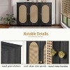 KTMBDW Rattan Cabinet, Boho Storage Storage with Rattan Doors, Buffet Cabinet with Storage, Bar Cabinet for Entryway/Kitchen/Living Room - 4 of 4