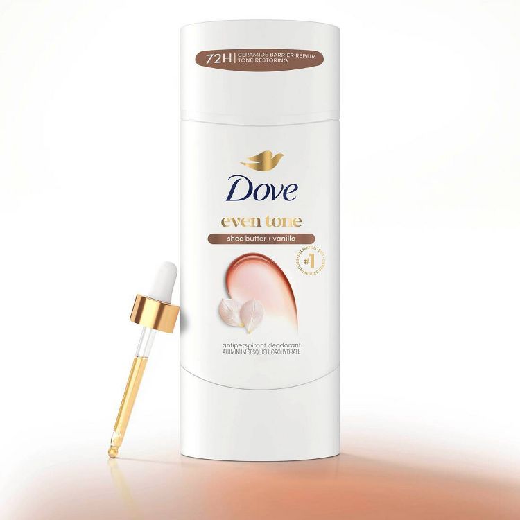 Dove Beauty Even Tone 48-Hour Antiperspirant & Deodorant Stick - Shea Butter & Vanilla - 2.6oz: Vegan, Invisible Solid, Under Arm Use, 5 of 8