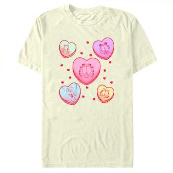 Men's Garfield Candy Hearts T-Shirt