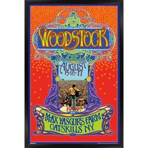 Trends International Woodstock - Bob Masse Framed Wall Poster Prints - 1 of 4