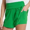 Women's Mid-Rise Foldover Waistband Woven Shorts 2" - JoyLab™ - 4 of 4