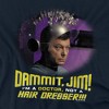 Star Trek Not A Hair Dresser Adult T-Shirt Navy - 2 of 4