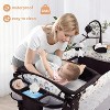 Kinder King 4-in-1 Portable Nursery Center and Bedside Crib with Bassinet, Changing Table, Storage Basket, Side Zipper & Travel Bag - 4 of 4