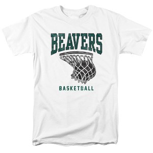 Bemidji State University Basketball Hoop Adult T-Shirt Athletic Heather - 1 of 4
