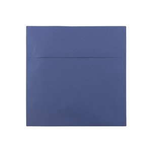 JAM Paper 8.5 x 8.5 Square Invitation Envelopes Presidential Blue 25/Pack 563916919 - 1 of 2