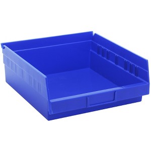 Quantum Storage Systems Economy Shelf Bin, 11-5/8"W X 11-1/8"D X 4"H - 1 of 2