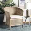 Alexana Rattan Armchair - ACH6502A - White/Grey White Wash - Safavieh - 2 of 4
