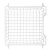 Metal Basket White Square Medium 11X11X8 - 3 of 4