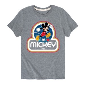 Boys' - Disney - Mickey Jump Retro Short Sleeve Graphic T-Shirt - 1 of 4