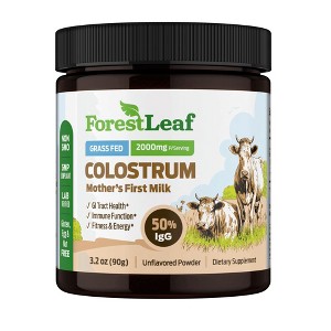 Forest Leaf Colostrum Mother's First Milk, 2000mg per Serving, Supports G1 Tract Health, Immune Function, Fitness & Energy - 3.2 oz - 1 of 4
