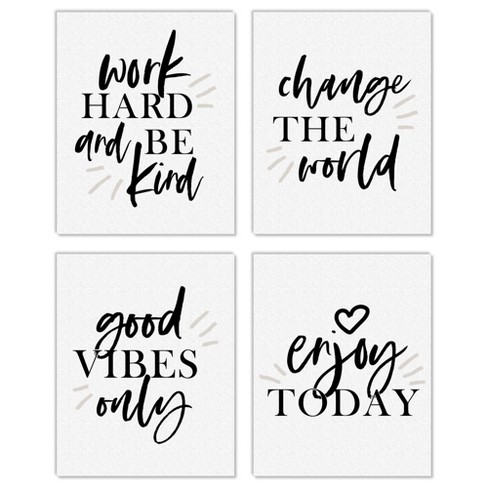 black and white positive quotes