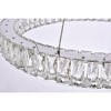 Elegant Lighting Monroe 1 - Light Pendant in  Chrome - 3 of 4