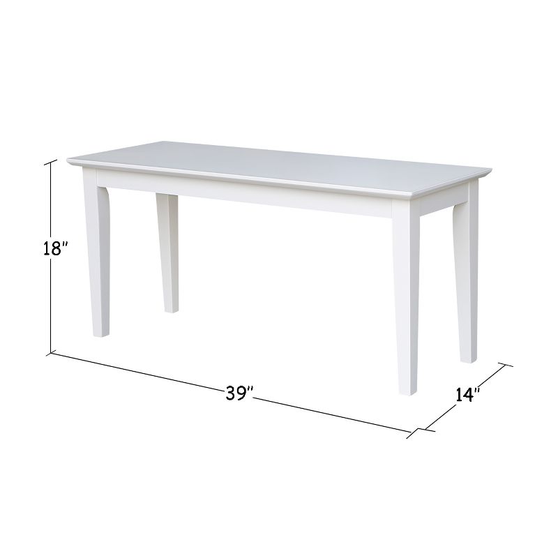 Shaker Styled Bench - International Concepts, 4 of 7